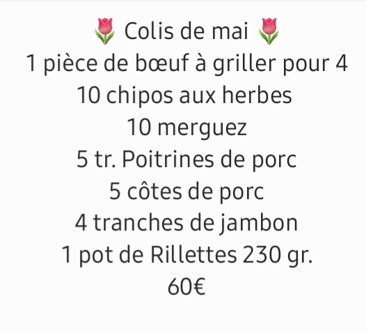 colis de mai